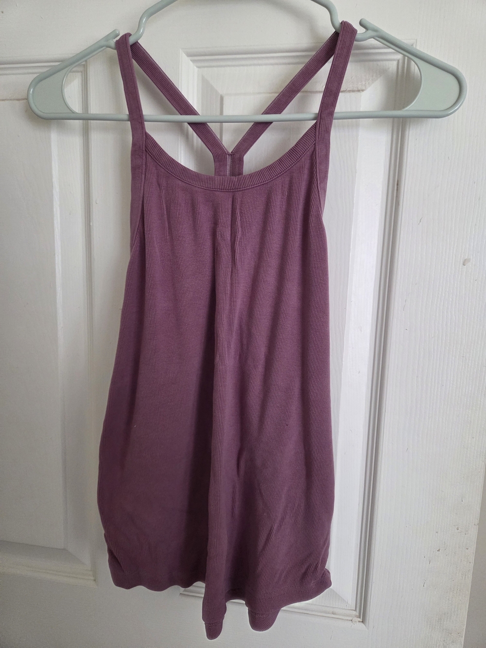 ZYIA Mauve Ribbed Strappy Tank